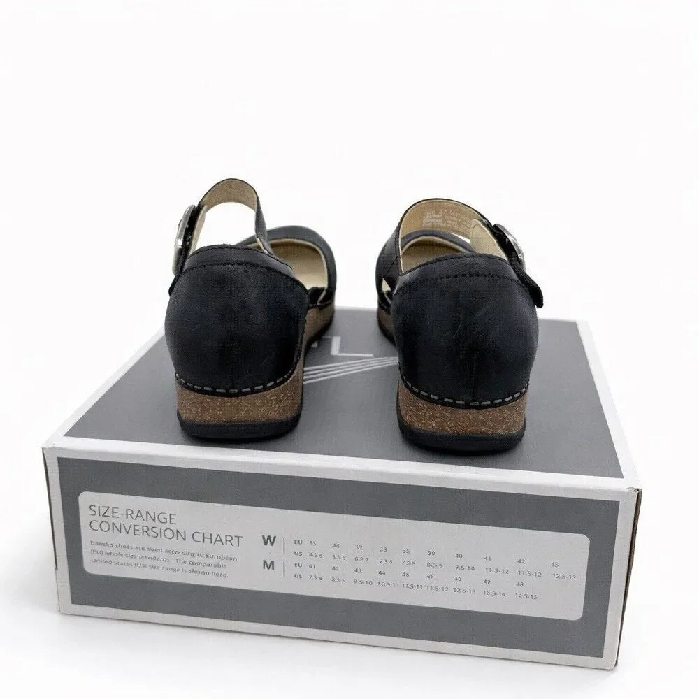 Dansko Rowan Mary Jane Sandal Women’s Nubuck Size 11.5 US